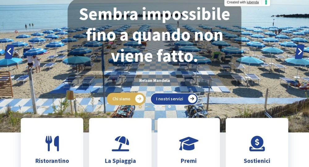 Anteprima del sito La Rosa Blu Chalet